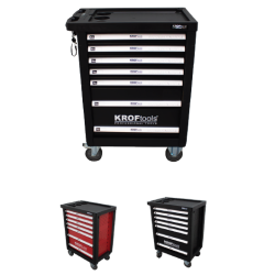 Servante mobile 7 tiroirs 160 pièces