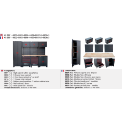 Kroftools - Corner base and wall cabinets